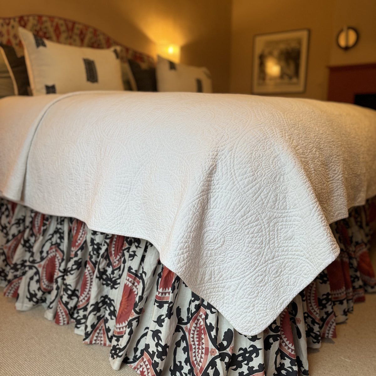 Ruffle Bed Valance - King – Ooty Designs