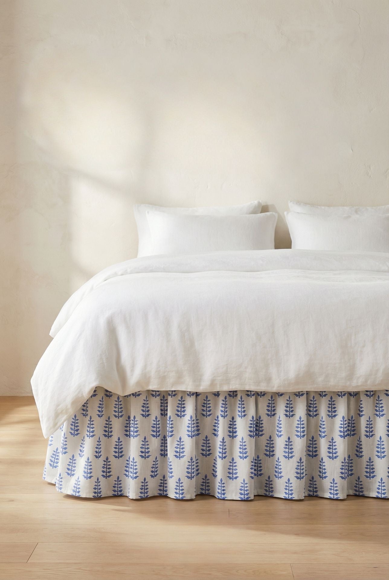 Ruffle Bed Valance - Super King